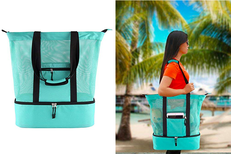 wine cooler beach bag