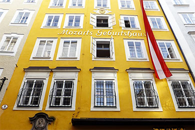 birthplace mozart