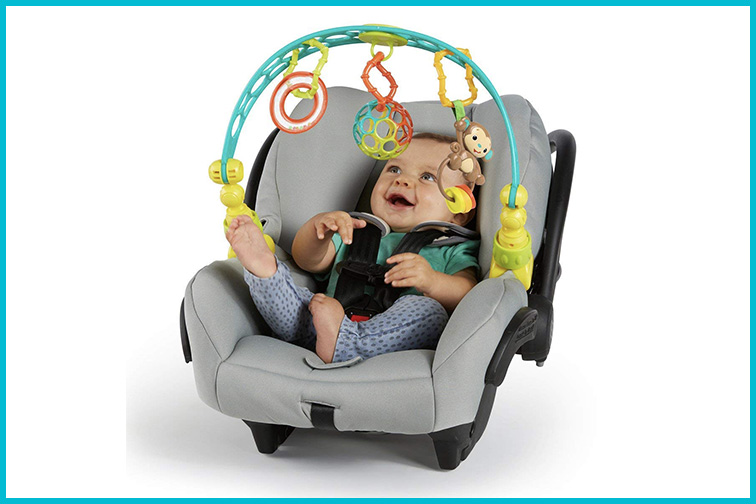attaching toys to car seat