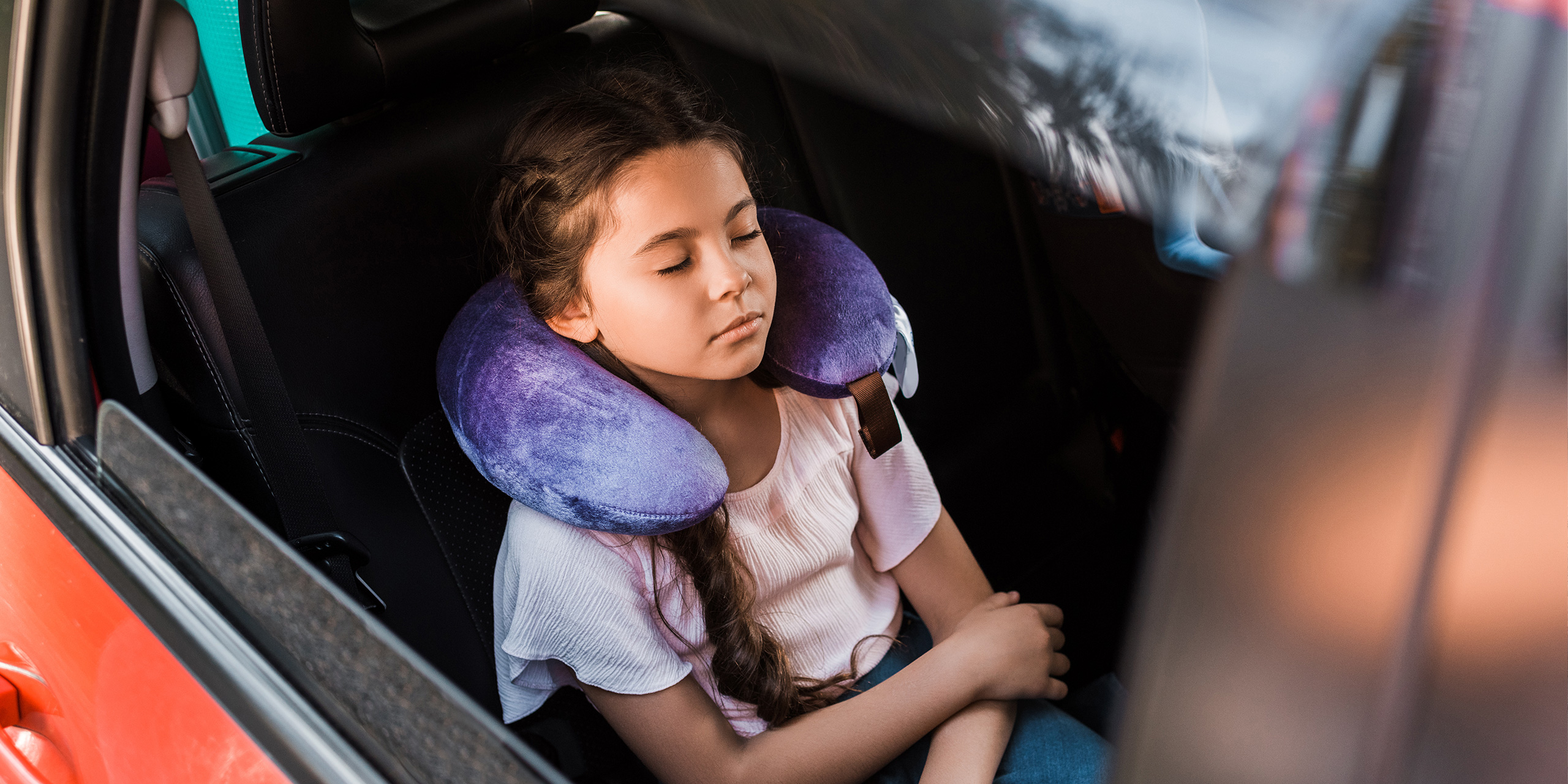 child car seat sleeping pillow