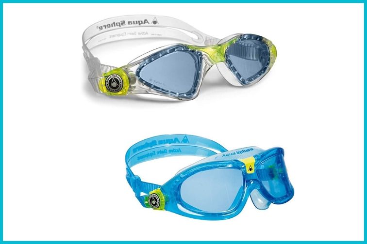 kids swim goggles with nose cover