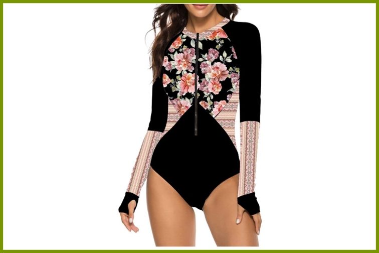 long sleeve bathing suit amazon