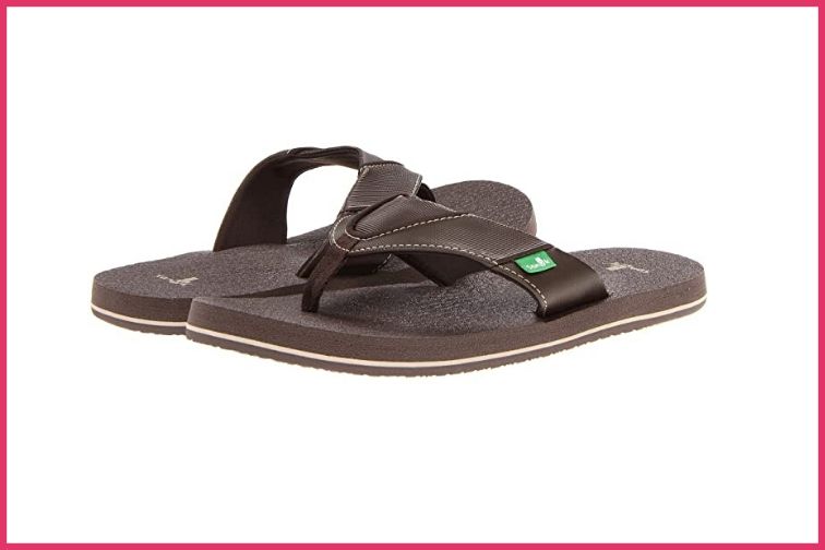 sanuk children's flip flops