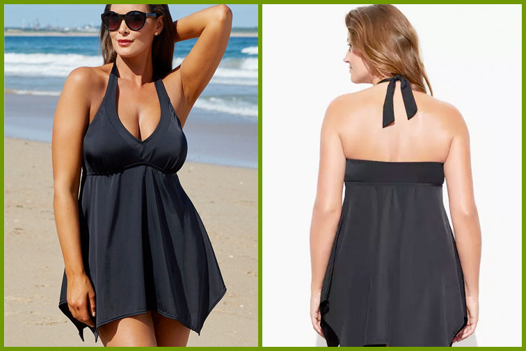 llbean swimdress