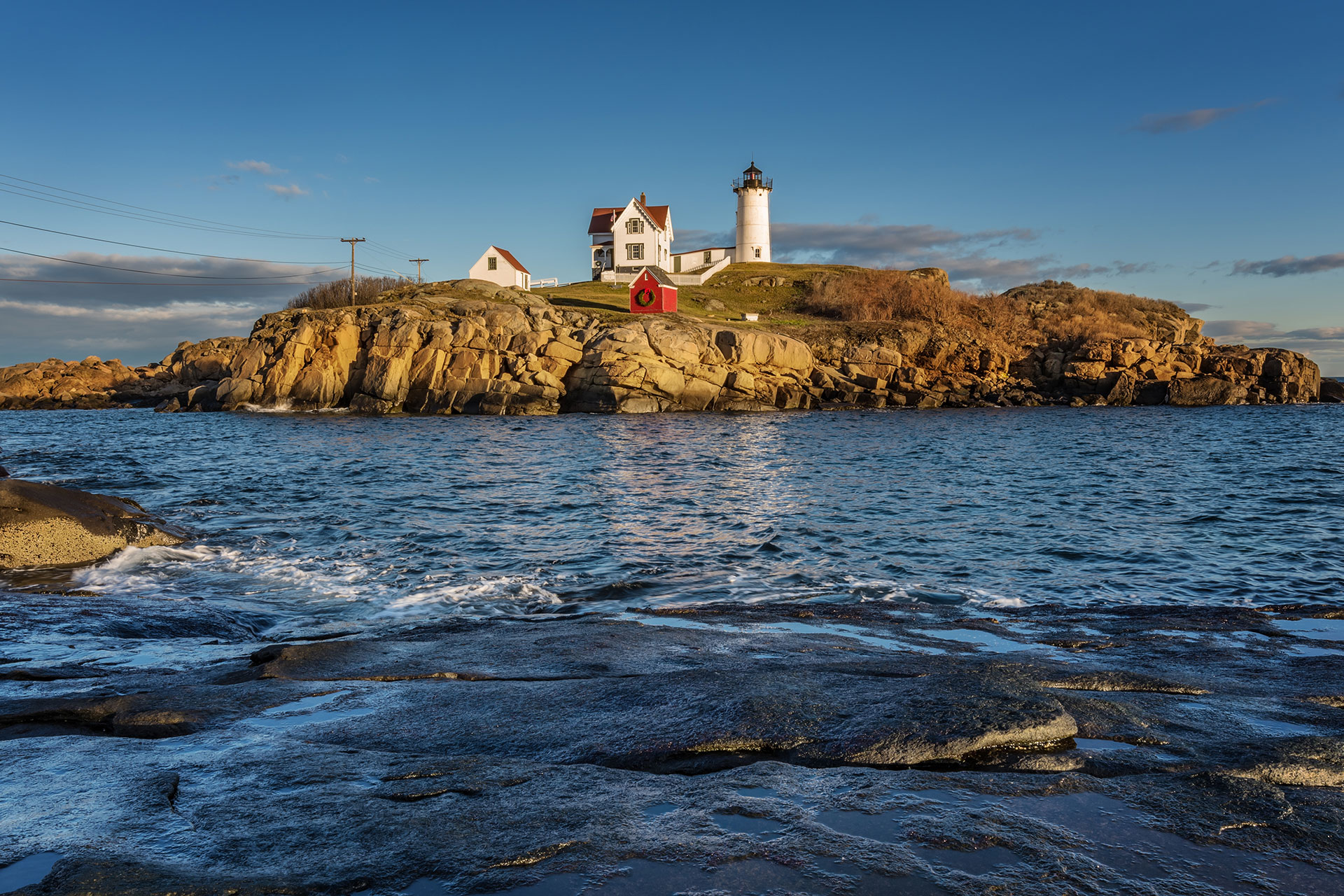 Nubble Lighthouse in York, Maine