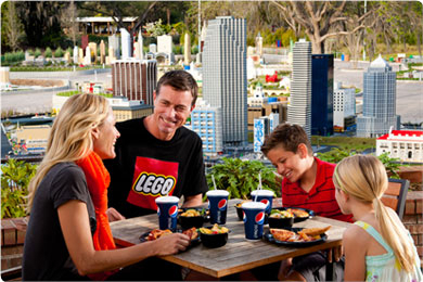 Pizza Pasta Buffet, LEGOLAND, California | Family Vacation Critic