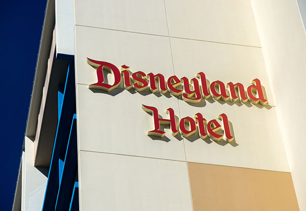 Disneyland Hotel in California.