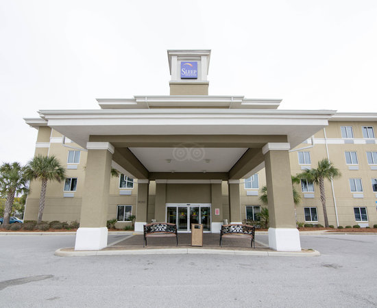 Sleep Inn Suites Of Panama City Beach Panama City Beach FL What   Entrance V5402642 1 