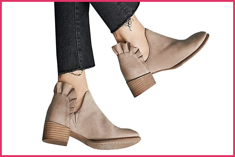 Fashare Women's Cutout Booties; Courtesy of Amazon