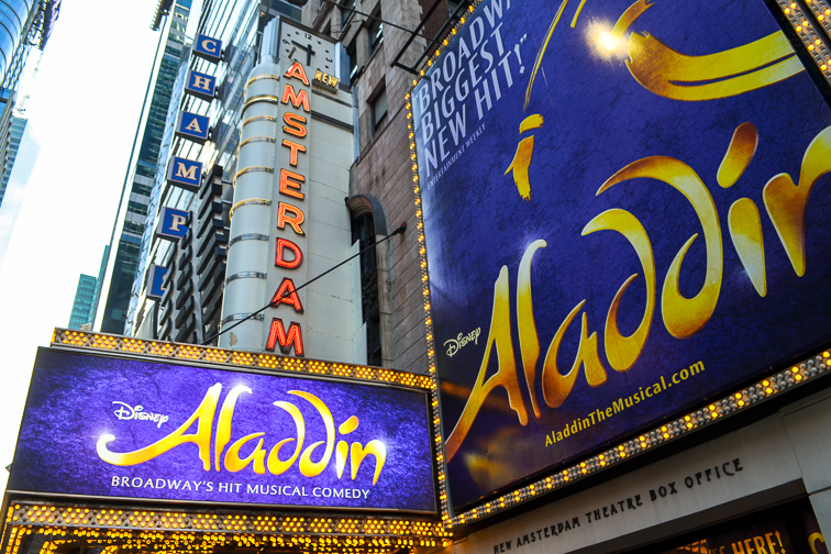 Aladdin on Broadway; Courtesy of Dave Parfitt