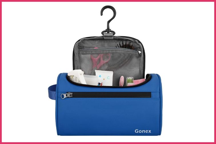  Travel Toiletry Bag Nylon, Gonex Dopp Kit Shaving Bag Toiletry  Organizer Black : Beauty & Personal Care