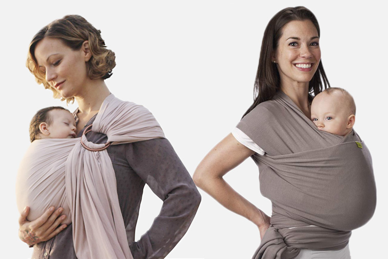 how to wear a baby sling wrap